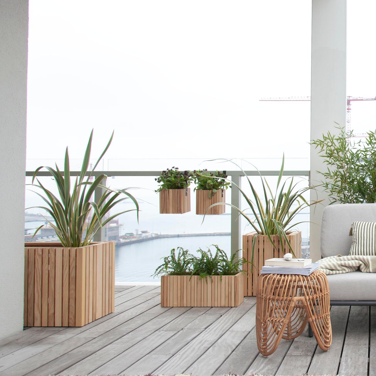 Unser Design-Tip für den Balkon: SQUARELY Pflanzgefäße aus Copenhagen