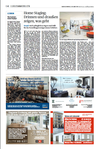 Home Staging: Drinnen und draußen zeigen, was geht