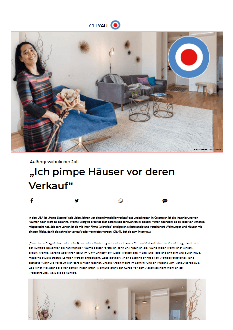 Ich pimpe Häuser vor deren Verkauf