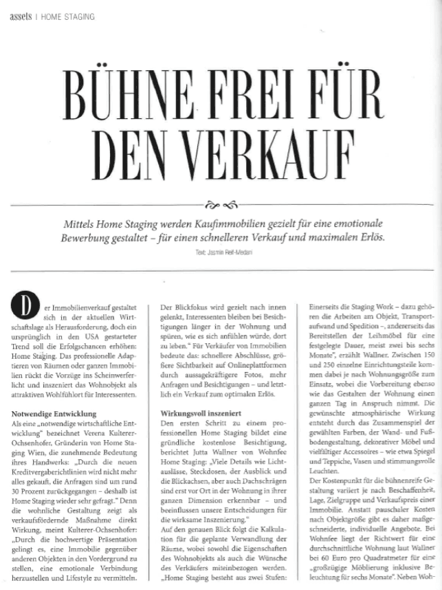 Home Staging – Bühne frei für den Verkauf