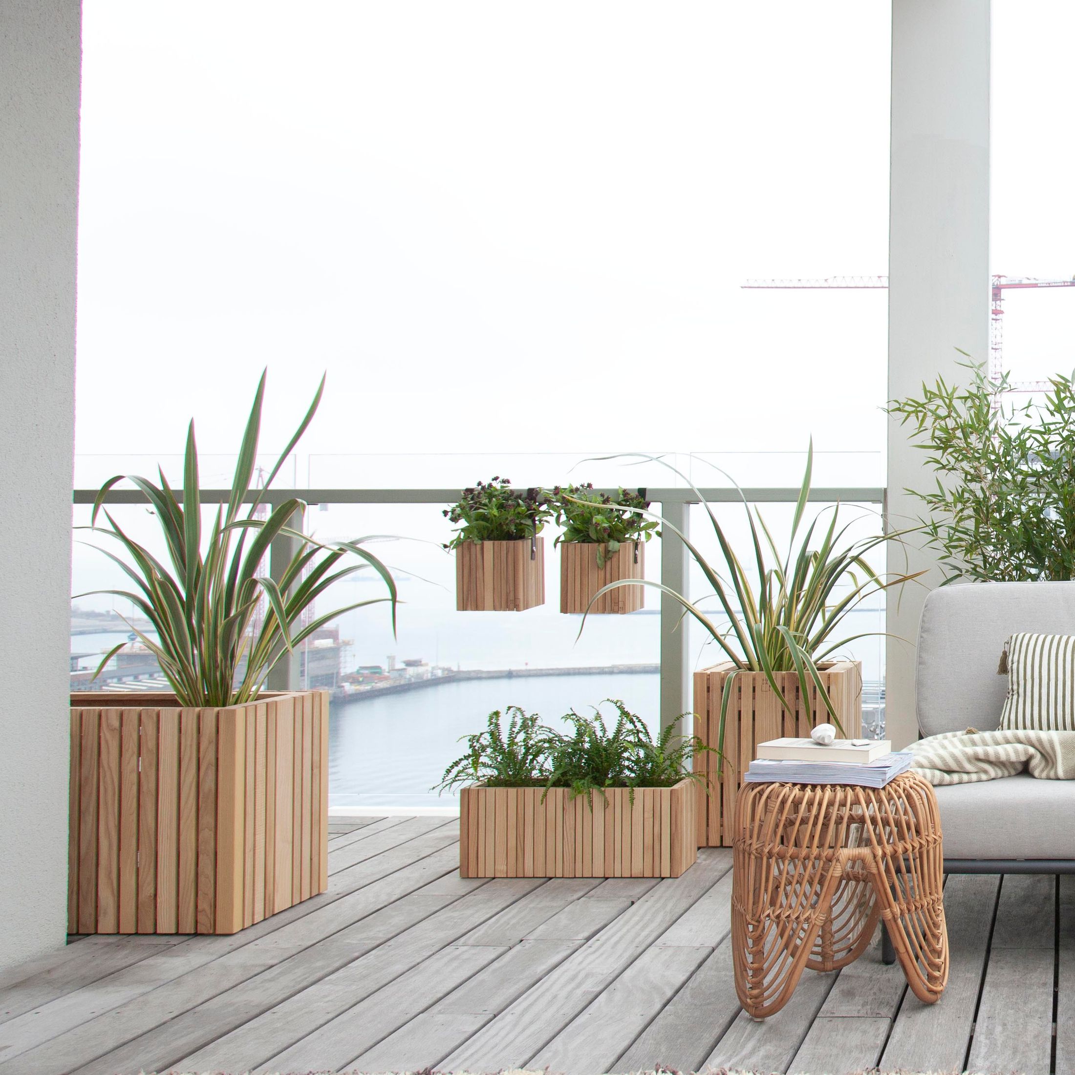 Unser Design-Tip für den Balkon: SQUARELY Pflanzgefäße aus Copenhagen